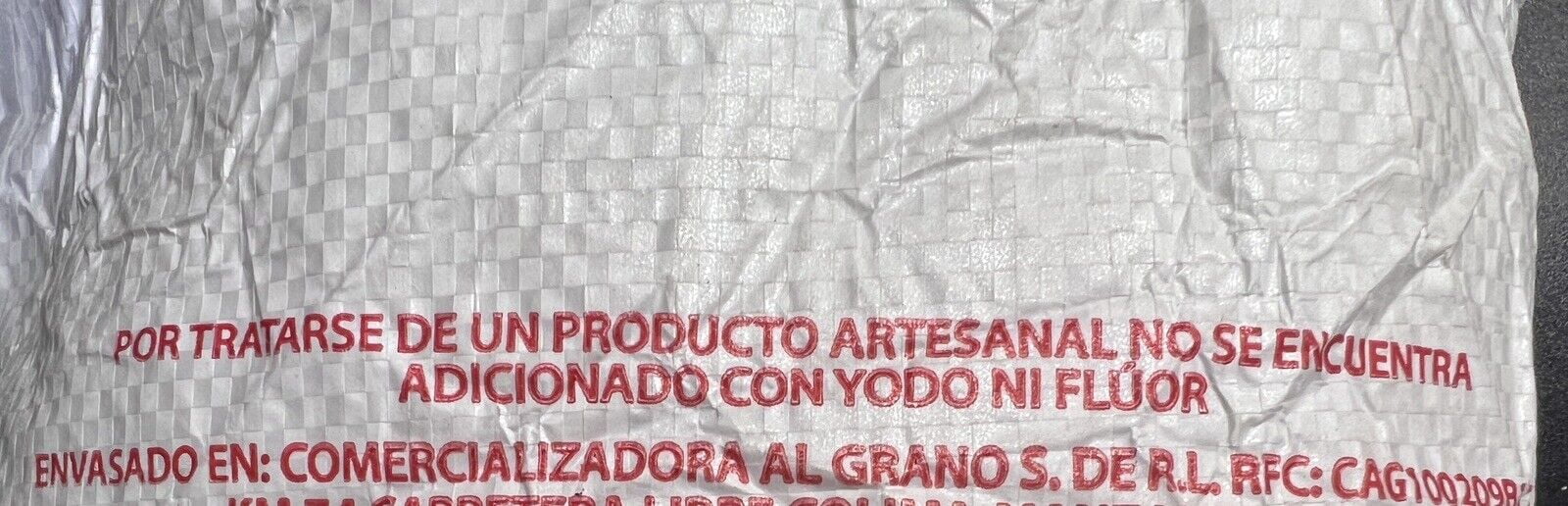 Colima Sea Salt Coarse Sal Marina Gruesa de Mar Kosher 105 0z (3kg)