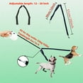 thumbnail image 4 of DEBGFS Dual Dog Retractable Leash - Non-Slip  One-Button Brake & Lock - 360° -Free  16ft Extendable Double Headed Lead - Polyester Fiber  Adjustable Walking & Running Lead for Two Dogs Up,Black, 4 of 7