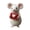 B, variant on Needle Felted Mouse | Valentine's Day Gift, Charming Handmade Valentine Felt Mice Figurines, Felt Mouse Ornaments Tiered Tray Tabletop Decor, for Festive Home Car Decor
