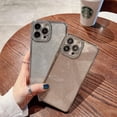 thumbnail image 3 of Compatible with iPhone 11 Pro Case,Luxury Glitter Rhinestone Bling Diamond Sparkle Shiny Bumper and Camera Lens Design Clear Phone Case for Women Girls-Silver, 3 of 14