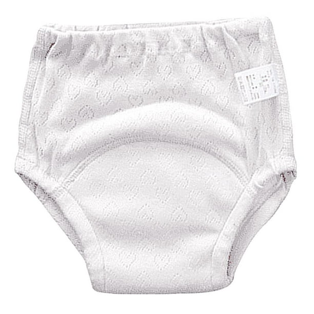 Pañal de tela impermeable para bebé, lavable. Blanco 110