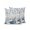 Gray, variant on Outdoor Pillows Waterproof, Blue Grey Pumpkins Fall Bedding Throw Pillows with Insert for Couch Sofa Bed, Thanksgiving Floral Botanical Vintage 18x18 Inch Pillowcases Decorative Patio Pillow Set of 1