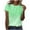 Womens Tops Green, variant on ylioge 3X-6X Plus Size T Shirts for Women Short Sleeve Crewneck Tees Tops Womens Trendy Gradient Printed Pullover Slim Basic Going-Out Tshirts Shirt