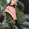 thumbnail image 4 of Kaemgyyd Women's Warm Winter Coat Casual Oversized Thicken Ski Jacket Lightweight Padded down Outwear with Hood, 4 of 4