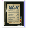 thumbnail image 2 of Historic Framed Print, Wanted - Royal Navy.printed for His Majesty's Stationery Office by W.P. Griffith & Sons Ltd., Prujean Square, Old Bailey, London, E.C., 17-7/8" x 21-7/8", 2 of 9