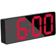 thumbnail image 1 of Digital Alarm Clock for Travel with LED or Temperature Display, Snooze, 1 of 4