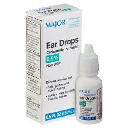 Ear Wax Remover Drops (generic Debrox) Major Pharma
