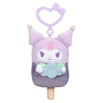 Hello Kitty and Friends, Kuromi 4 inch Clip-on - Child's Ultra Soft Stuffed Plush Toy