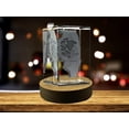 thumbnail image 3 of Illinois 3D Engraved Crystal 3D Engraved Crystal Keepsake/Gift/Decor/Collectible/Souvenir, 3 of 8
