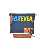 Denim Style Forever No Question Clutch
