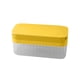 thumbnail image 2 of Molde de hielo amarillo, 79 piezas, con tapa, fácil de liberar, ahorra espacio, juego de contenedores de almacenamiento, 2 of 9