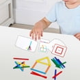 thumbnail image 1 of Juego de rompecabezas de palos de colores para niños, juguetes Montessori para niños de 3, 4 y 5 años, juguete educativo para niños y niños pequeños CUTICAT Juguetes de rompecabezas, 1 of 8