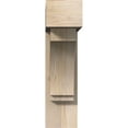 thumbnail image 5 of Ekena Millwork 7 1/2"W x 28"D x 28"H Imperial Block Smooth Bracket w/ Offset Brace, Douglas Fir, 5 of 25