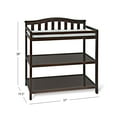 thumbnail image 3 of Child Craft Arch Top Changing Table with Pad & Safety Strap, 2 Storage Shelves, Anti-Tip Kit, Jamocha, 3 of 3