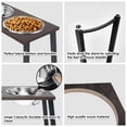 thumbnail image 2 of Cuencos Elevados TIDANT Acero Inoxidable Extra Grandes para Perros, 2 of 6