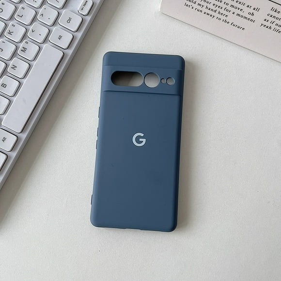 For Google Pixel 8 8Pro 8a 7 7Pro 7a Case Silky Silicone Soft-Touch Back Cover For Pixel 6 6Pro 6a Shockproof Protective Coque Gray Pixel 7Pro