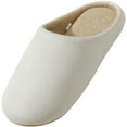 thumbnail image 4 of Zunfee Women's All-Day Comfort Anti-Slip House Slippers - Nylon Spandex Slip-On for Everyday Indoor Wear, Beige (Size 40/US 9), 4 of 4