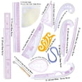 thumbnail image 4 of Jupean Ruler, Sewing Ruler, for Beginners Tailors Designers, 4 of 7