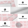 thumbnail image 6 of Pink Morocco Outdoor Rug for Patio/Deck/Porch, Non-Slip Large Area Rug 5 x 7 Ft, Geometric Moroccan National Abstract Art Indoor Outdoor Rugs Washable Area Rugs, Reversible Camping Rug Carpet Runner, 6 of 8