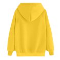 thumbnail image 5 of Aobny Fall Womens Sweatshirts Cute Yellow Hooded Hoodies Heart Long Sleeve Womans Blouses Fashion, 5 of 5