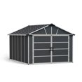 thumbnail image 1 of CANOPIA by PALRAM Yukon 11 ft. x 13 ft. Dark Grey Storage Shed / Garage, 1 of 8