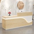 thumbnail image 1 of Pulpit Lectern Reception Desk Office Restaurant Tables Luxurious Pulpitos White Desk Bar Podium Stand Kassentisch Shop Furniture My Lux Decor Round, 1 of 34