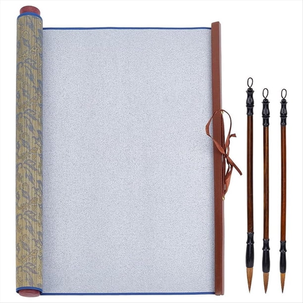 Kit de práctica de caligrafía china sin tinta, rollos de tela para escribir sobre agua, tradicional para principiantes, estilo 3