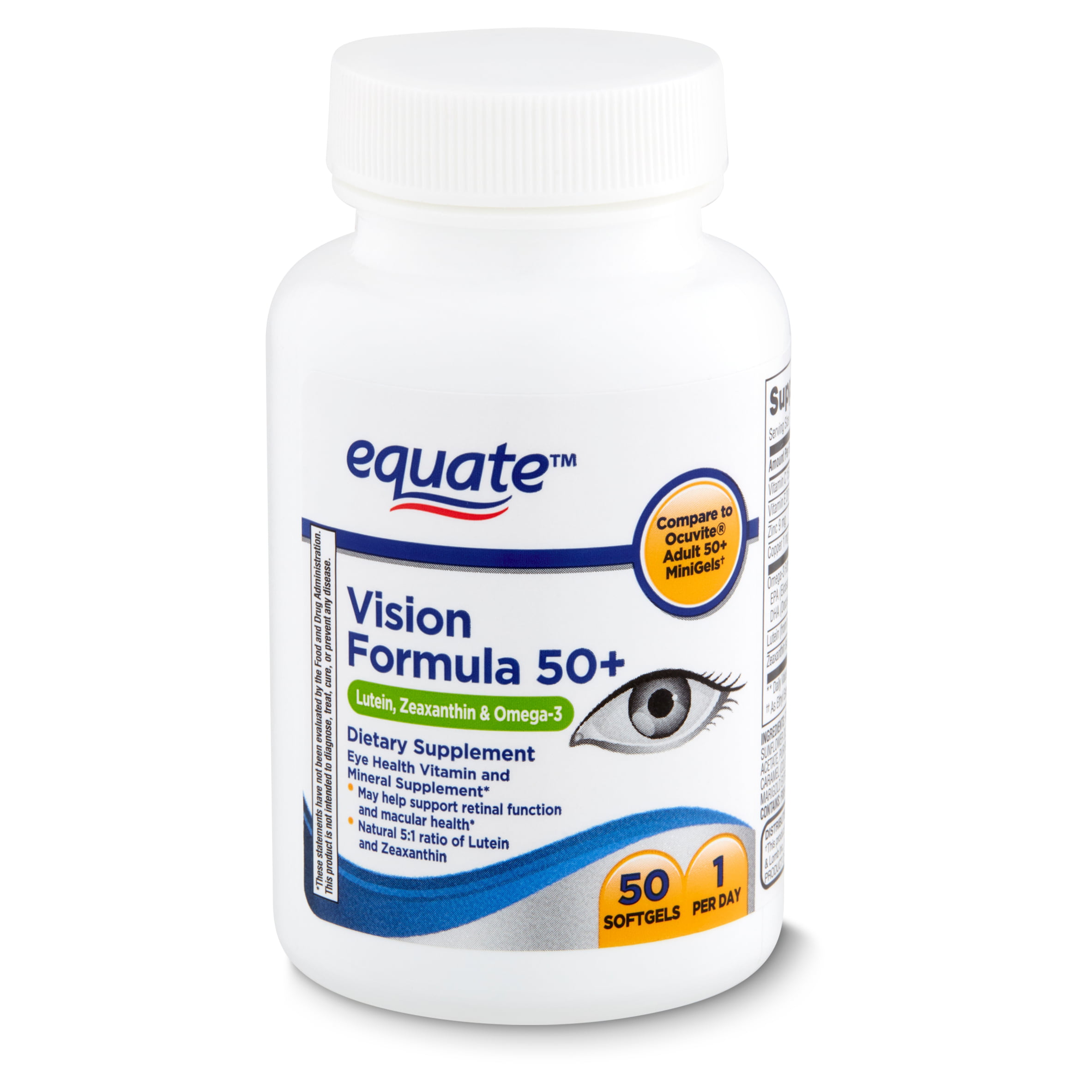 Equate Vision Formula 50+ Dietary 