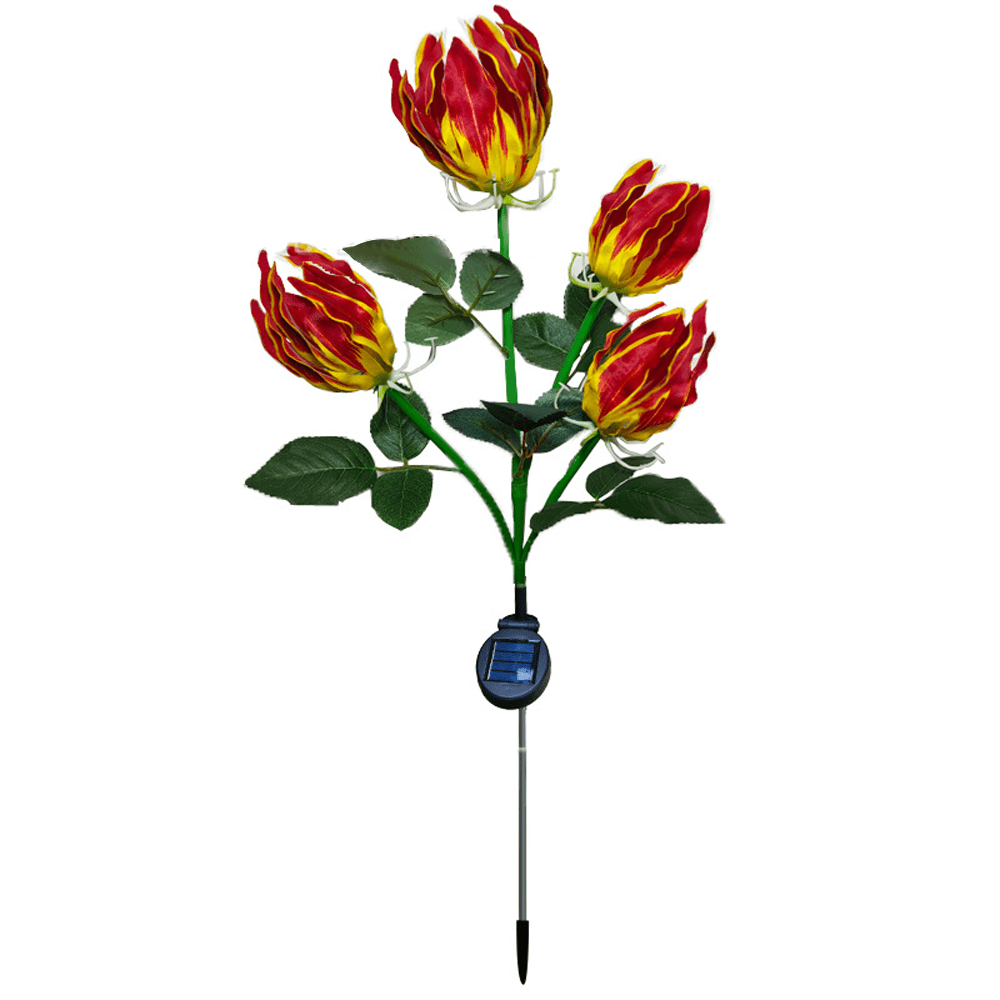 Solar Lily Garden Lights for Garden, Passage, Patio, Front Yard Outdoor