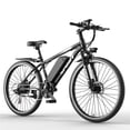 thumbnail image 5 of Black electric mountain bike, 749W motor, 19.9MPH,48V 12Ah battery, carbon steel frame, adult 26-inch electric commuter bike ,Class 2, UL 2849, 5 of 8