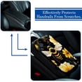 thumbnail image 5 of Honeybee Furry Printed Soft Comfortable Armrest Cover Car Armrest Accessory 12.5x8.2 Inch, 5 of 6