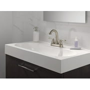 Peerless Two Handle 4Centerset Bathroom Sink Faucet in Brushed Nickel