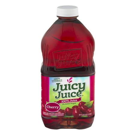 (2 Pack) Juicy Juice 100% Juice, Cherry, 64 Fl Oz, 1 (Best Juices For Juice Fast)