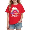 thumbnail image 1 of Camiseta de Manga Corta Linda Tops Niñas Niños Gráficos Camiseta de la Escuela Temporada Imprimir Tee para Niños, 1 of 9