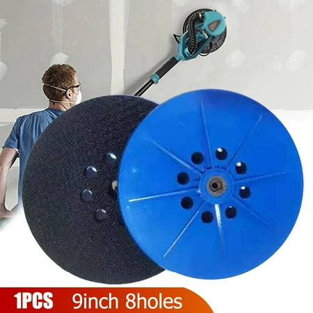 

GLFILL Drywall Sander Hook And Loop 8Hole 9 215Mm Backup Pad With 6Mm Thread