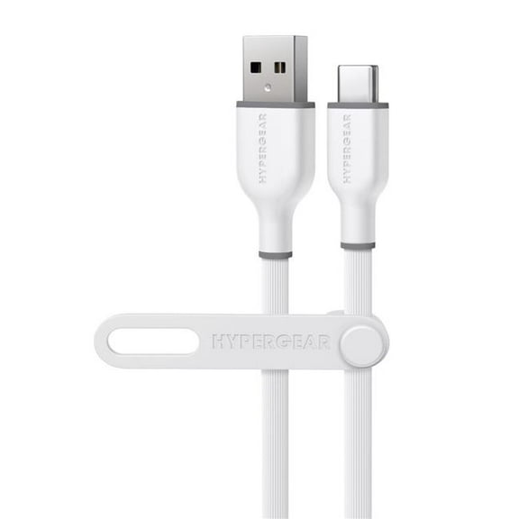 HyperGear 15995-HYP HyperGear Flexi PRO USB to USB-C Cable 4ft - White