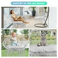 thumbnail image 5 of Hammock Chair Swing with Memory Foam and Cool-Gel-Infused Cushion, Weather-Resistant, Sun-Protected and Fade-Resistant Rope, Lightweight and Portable, Suitable for Outdoor Travel, Camping, 5 of 7