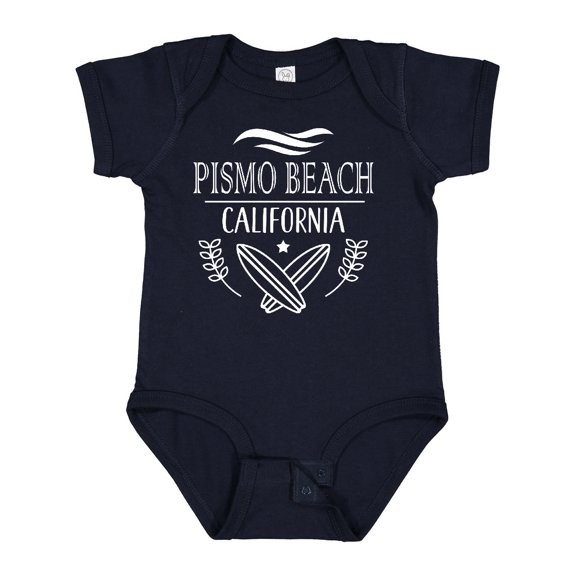 Inktastic Pismo Beach California Trip Surfing Boys or Girls Baby Bodysuit