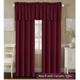 thumbnail image 2 of 2Pcs Panels Blackout Curtain Valances for Kitchen Windows/Bathroom/Living Room/Bedroom Privacy Decorative Rod Pocket Short Window Valance Curtains, 2 of 5