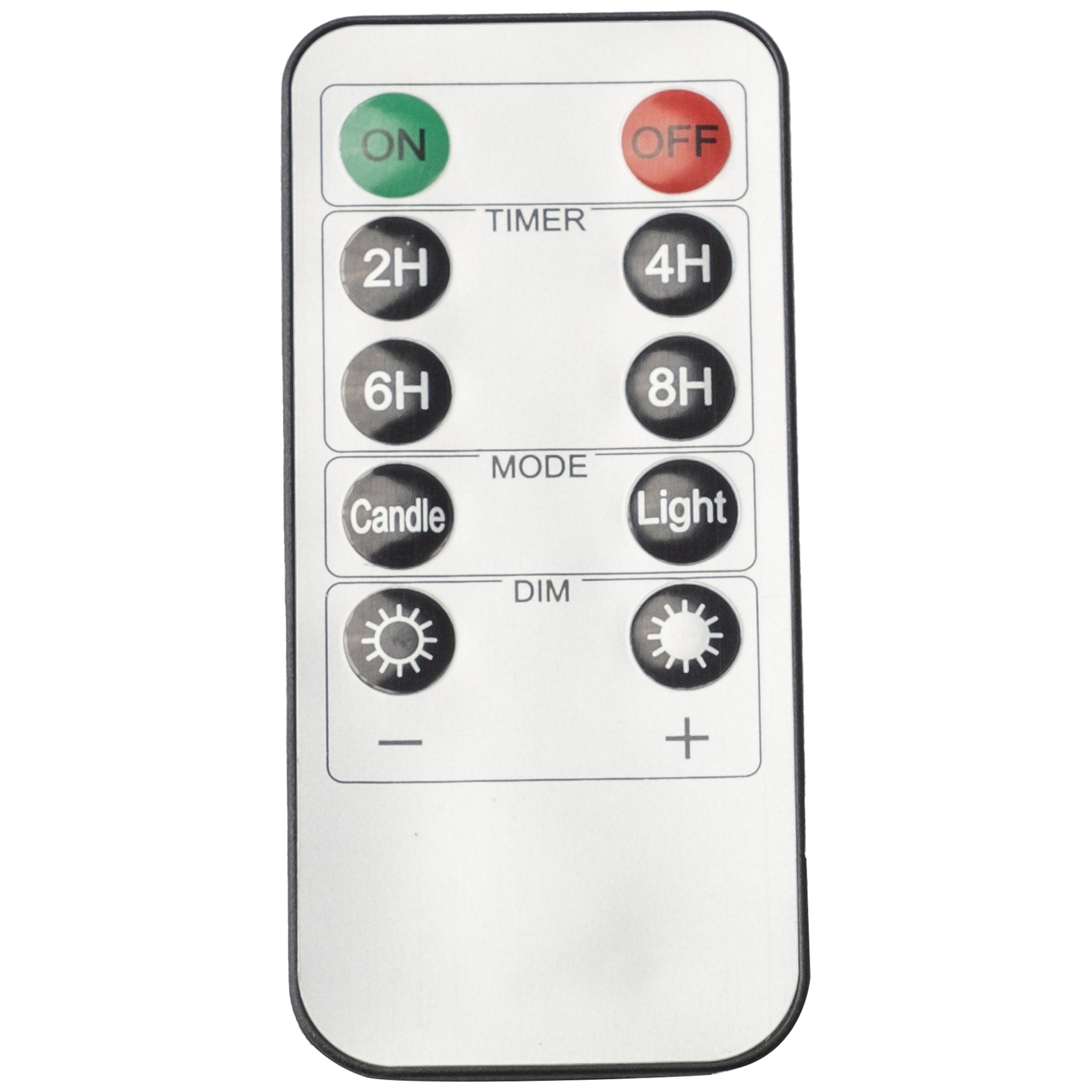 (2 pack) Mainstays Battery Operated 3 inch White Floating Faux Candle Light 3PK with Remote Control