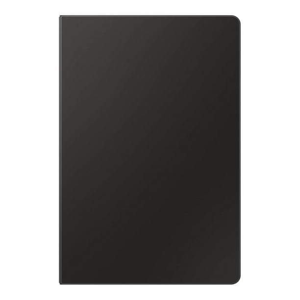 Funda tipo libro con teclado para tablet Samsung Galaxy Tab S10 FE+, color negro