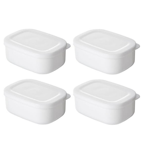 4pcs Rice Storage Boxes Small Bento Boxes Plastic Boxes Food Storage Containers