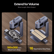 LaserPecker LP5 20W Dual-Laser Engraver & Cutter 10,000mm/s Speed for Metal/Wood/Glass with Air Purifier & Rotary/Slide Extensions Ultimate Business Bundle