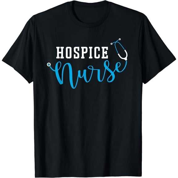 Hospice Nurse T-Shirt Black X-Large