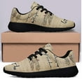 thumbnail image 3 of Dragonfly Whisper Words Of Wisdom Let It Be Shoes Sneakers for Women Men Black Size 9.5, 3 of 7