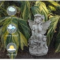 thumbnail image 2 of 12.8" Outdoor Angel Statues for Garden - Fairy Garden Figurines, Lovely Flower Fairy Garden Decor, Ornaments for Patio, Yard, Lawn, Gifts for Mom, Grandma, 2 of 9
