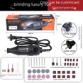thumbnail image 4 of 3mm Compact Electric Grinder Kit with Induction Motor - Factory-Adjustable Speed, 250V+ High Voltage, AC/DC Plug-in Power for Precise Electrolysis Grinding Tasks (US 110V Standard Configuration), 4 of 5