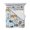 Blue, variant on Quilts Twin Size Bedding Set, Blue Plaid Cat Lightweight Quilted Comforter, Funny Cute Fish Leaves Bubble Soft Reversible Bedspread Coverlet with Pillow Covers for All Season, 68" x 86"