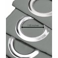 thumbnail image 3 of CHICOLOGY Curtain Panel Pair Grommet Virginia Gray (Semi-Sheer) 52"W X 63"H, 3 of 5