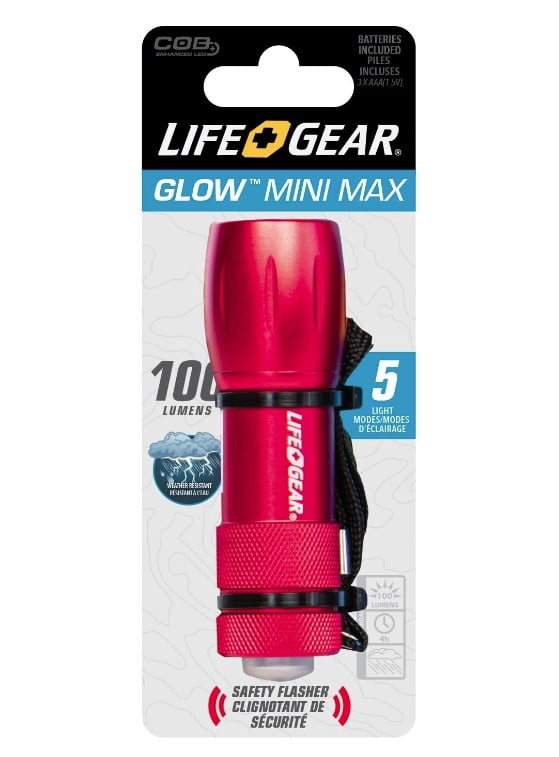 Lampe de Poche Aluminium 100 lumen de LifeGear